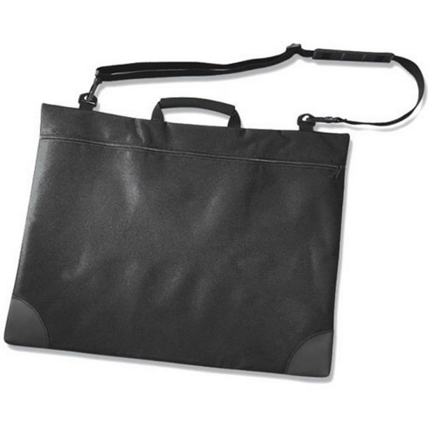 Soft-Sided Portfolio Briefcase Black 24 x 27 SP2427 Water-Resistant Bag Alvin 